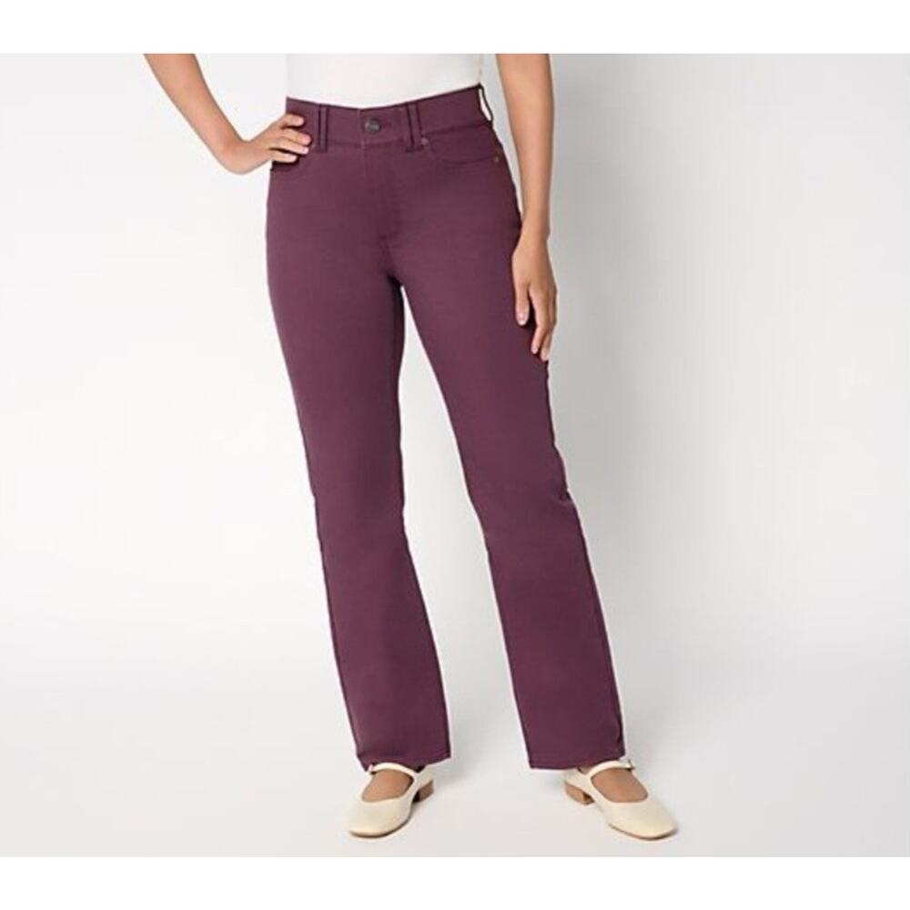 NYDJ Size 8 Fig Plum Marilyn Jean Cool Embrace A695153 NWOT MSRP $139